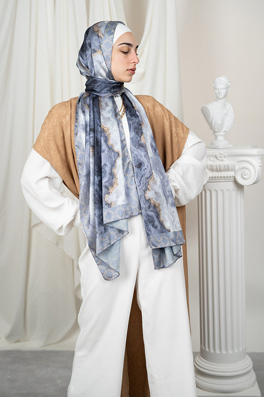 Slate \'n Gold in Satin