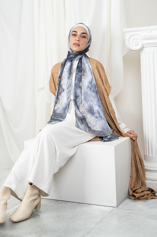 Slate \'n Gold in Satin