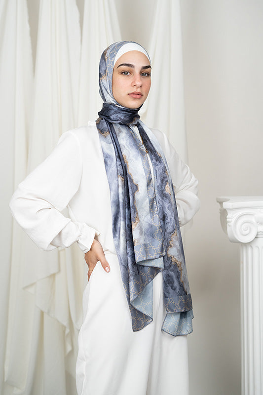 Slate \'n Gold in Satin