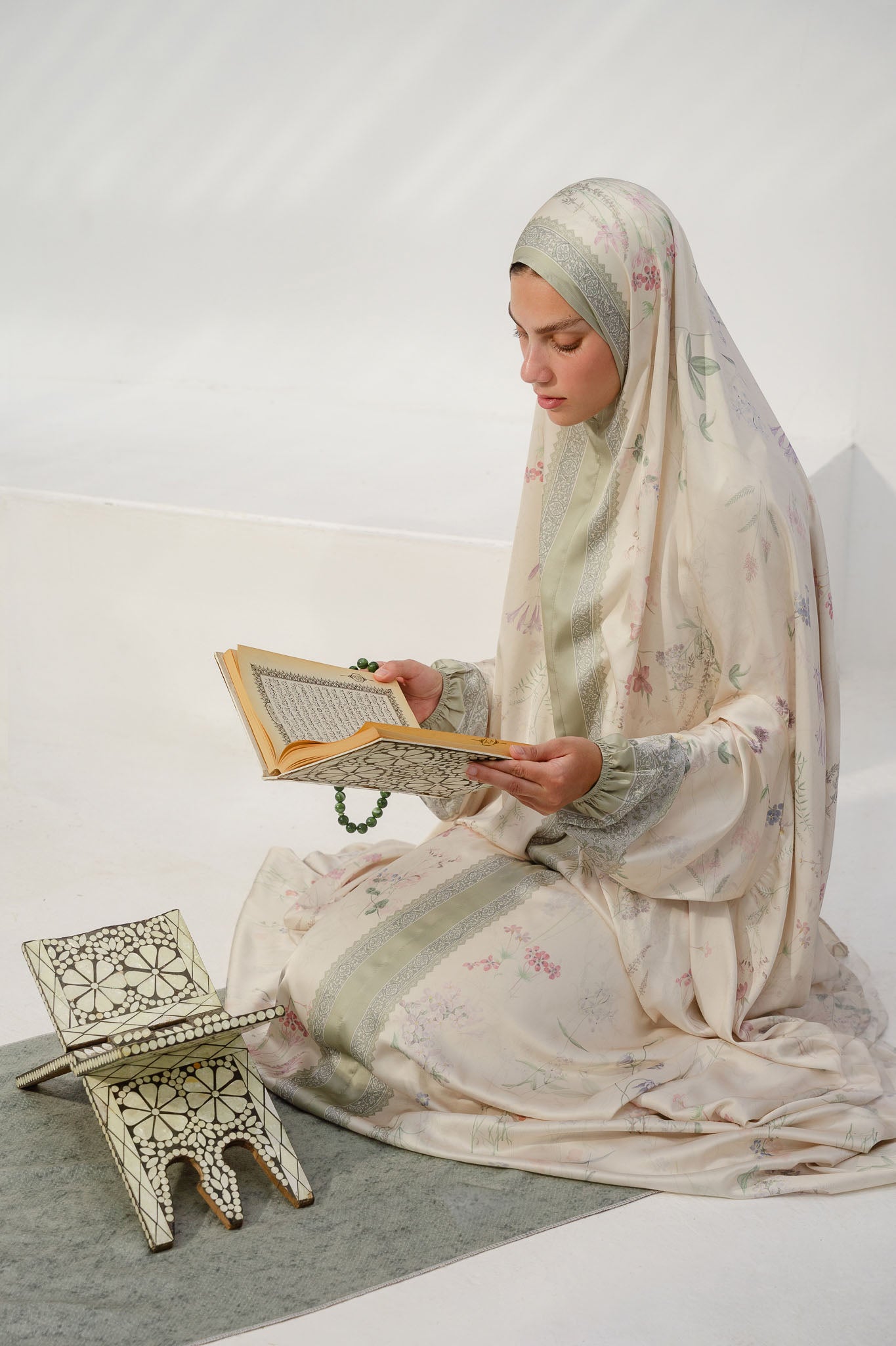 Fajr Premium Satin Prayer Gown