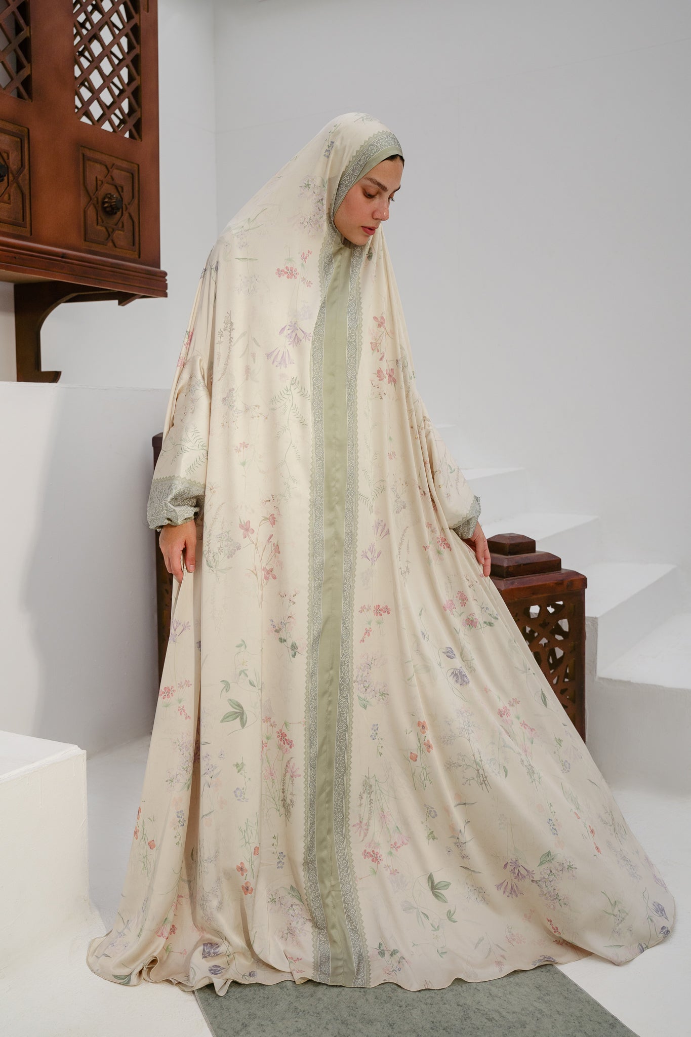 Fajr Premium Satin Prayer Gown