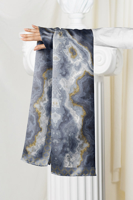 Slate \'n Gold in Satin