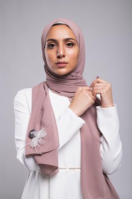 Diva Mauve by EMMA. Style: embellished hijab