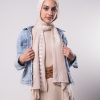 Love Me Nude by EMMA. Embroidery nude hijab.