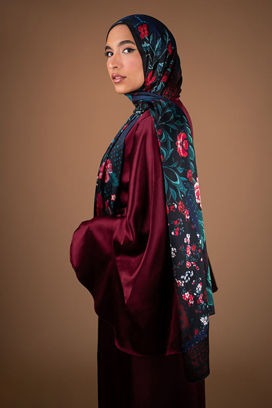 Secret Garden by EMMA. Colorful floral hijab.