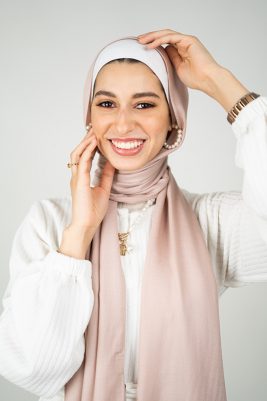 Mink Elegance by EMMA. Comfy mink hijab.
