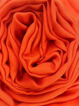 Fiery Elegance: Premium Burnt Orange Hijab - EMMA