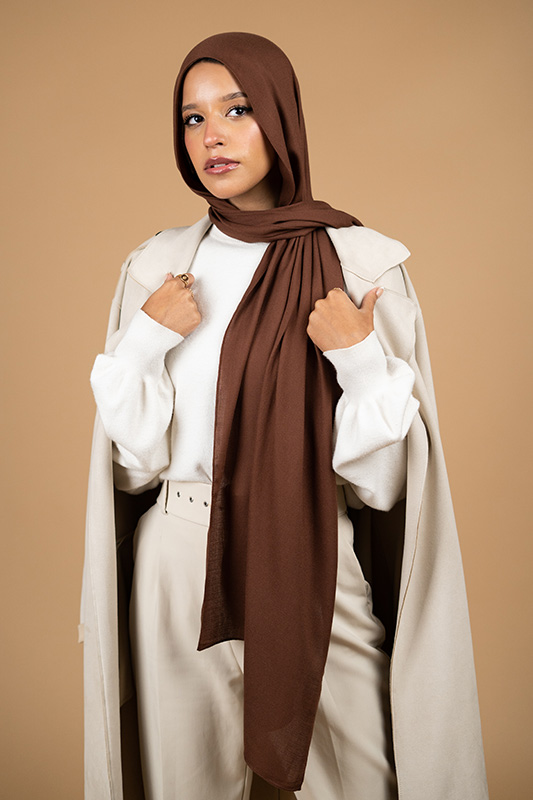 Dark Brown Hijab by EMMA