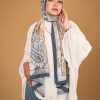True Blessing by EMMA. Printed chiffon scarf