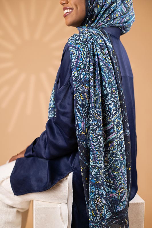 Aurora Premium Hijab | Celestial Collection - EMMA
