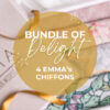 Bundle of Delight by EMMA. 4 chiffon hijabs with a reduced price for a limited time!