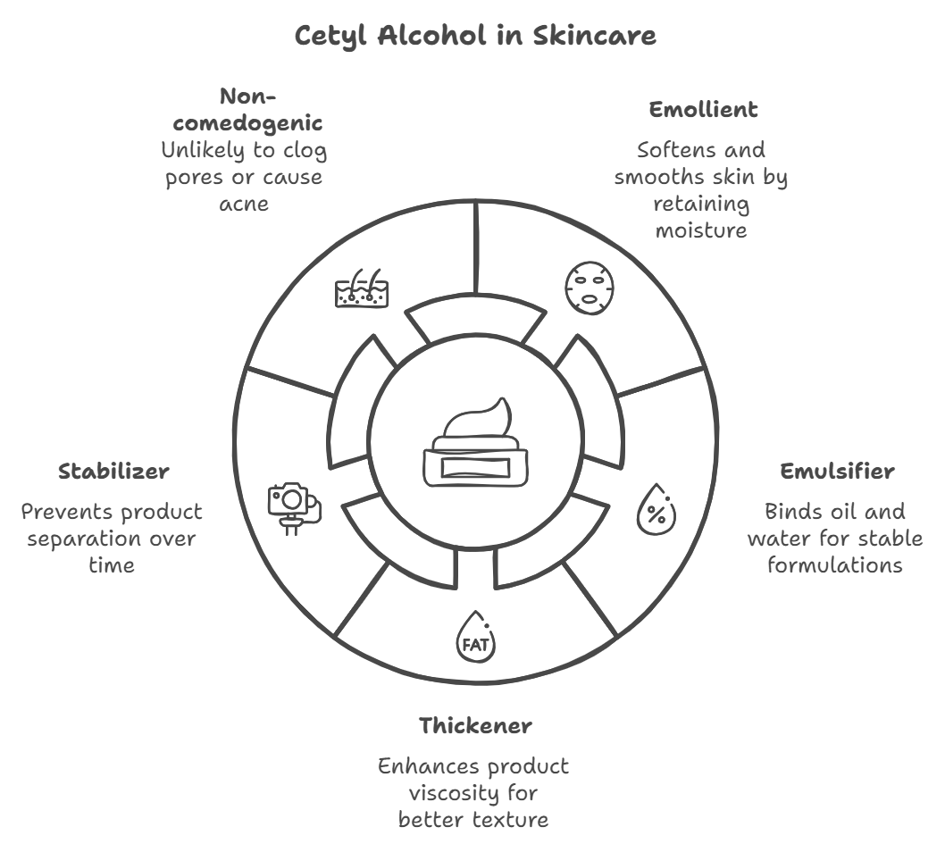 Uses of Cetyl Alcohol in Skincare Products